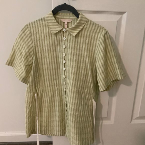 Rebecca Taylor Tie-Front Top - Picture 5 of 7